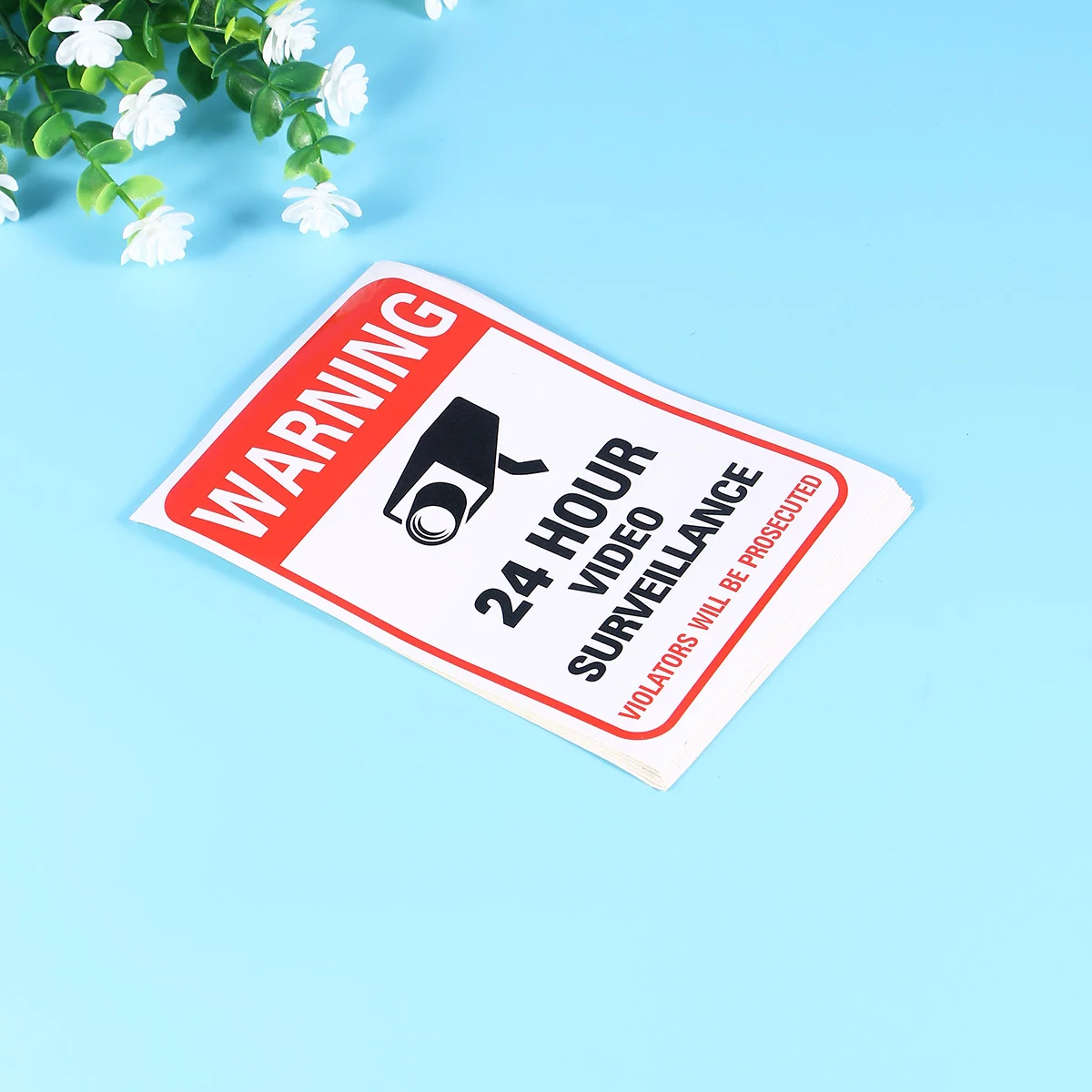 

10 Business Store Signs 24 Hour Video Sign Cctv Surveillance Stickers 24 Hour Camera Sign Warning Sticker