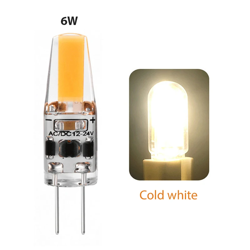 

1 Pc LED Bulb G4 Dimmable LED Light AC DC 12V Led COB Lamp LED 3W 6W SMD COB LED Lighting Replace Halogen Spotlight