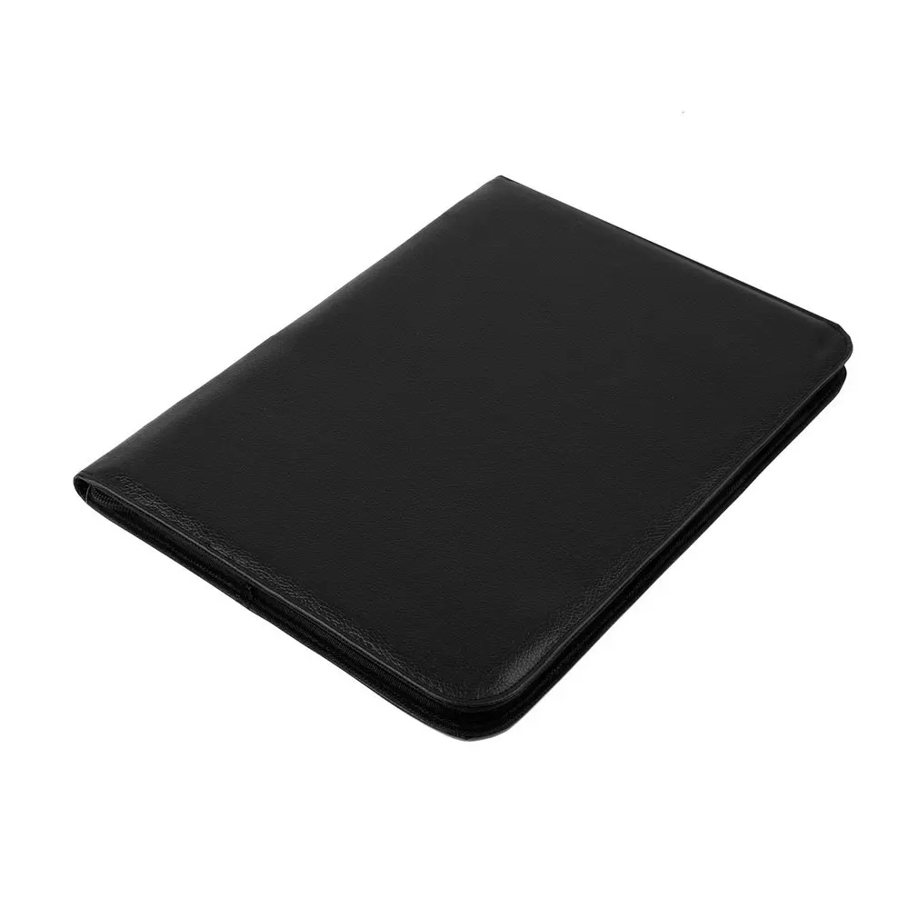 

Black Pen PU Leather Zipper Case For 48 Pens Storage Organization Bag