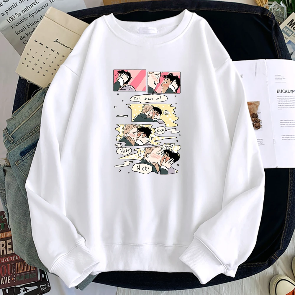 

Heartstopper Anime Manga Sweatshirts Male Manga Graphic Hoodies 2022 Autumn Fleece Warm Streetwear Loose Fashion Men Pullovers