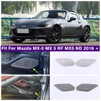 car front door handle stereo audio speaker loudspeaker cover trim for mazda mx 5 mx 5 rf mx5 nd 2016 2020 interior decoration