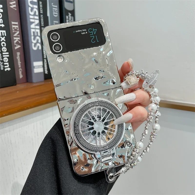 Гальванический держатель гироскопа ремешок на запястье чехол для телефона Samsung