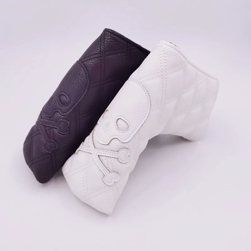 

Skull Blade Golf Putter Covers Outdoor Sports Waterproof PU Golf HeadCovers For Man Women