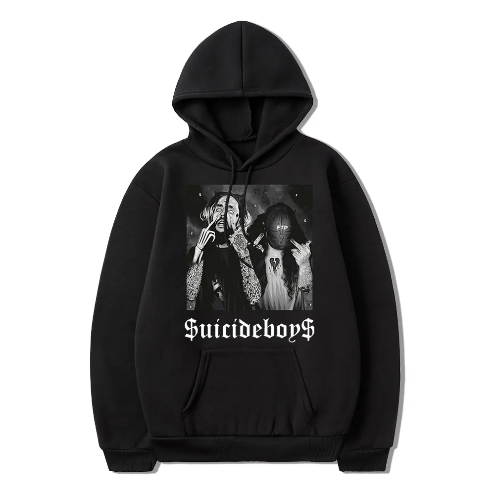

Худи мужское в стиле хип-хоп с надписью «$ uicideboy $»