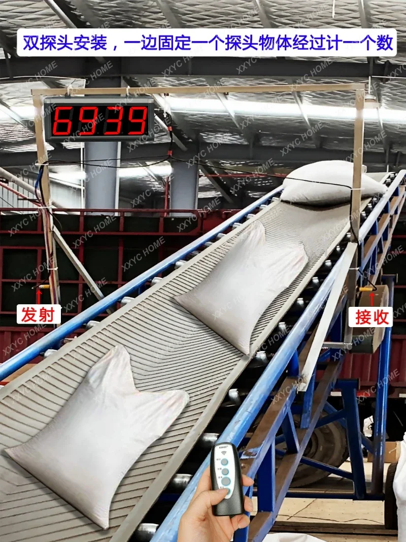 Инфракрасный счетчик с большим экраном электронный цифровой дисплей ремень