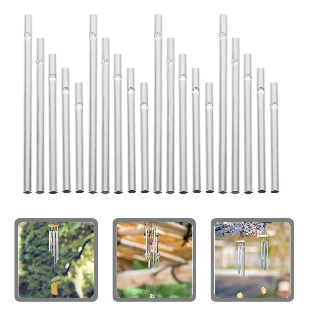 

4 Sets of Wind Chime Tubes Kindergarten DIY Wind Chime Pipes Wind Chime Crafts Making Supplies