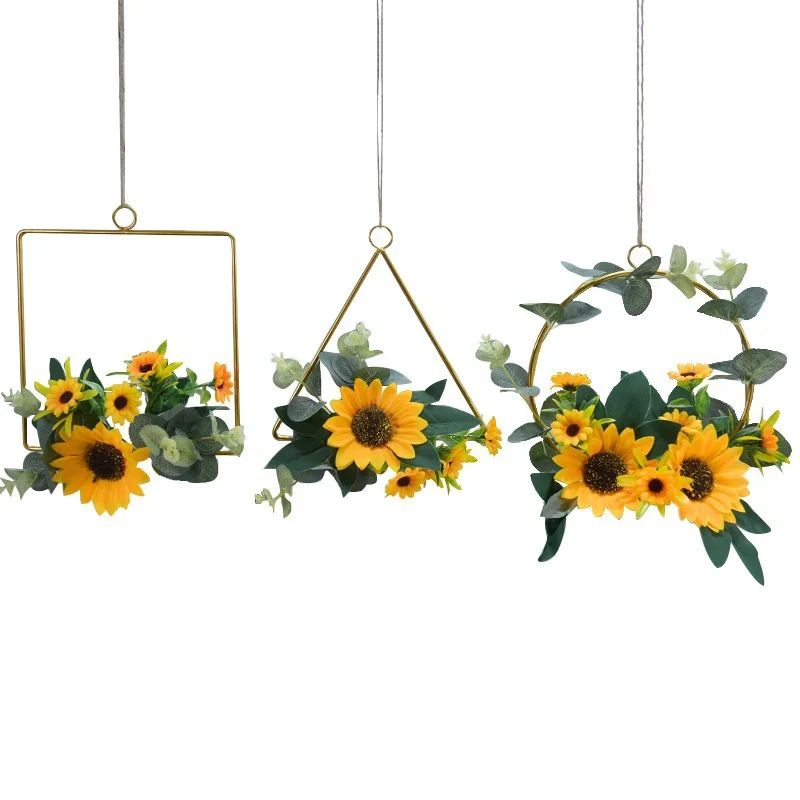 

Sunflower Wreath Decoration Wedding Shower Bedroom Home Party Decoration Home Decor Flowers Home Decore Balcony Decoration