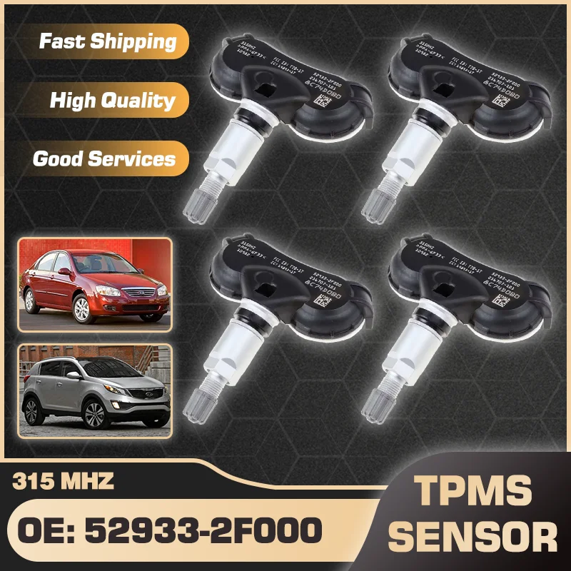 

Автомобиль для Kia Rio Kia Borrego 2008-2011 Kia Spectra Kia Sportage 2007-2012 TPMS датчик давления в шинах 315 МГц 52933-2F000