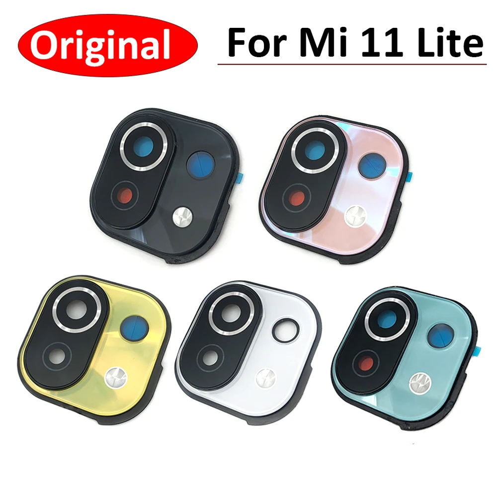 

15 шт. Корпус задняя камера стеклянный объектив с крышкой Рамка Держатель Для Xiaomi Mi 11 Mi11 Lite m2101k9ag / Poco F3 / Mi 10 Lite