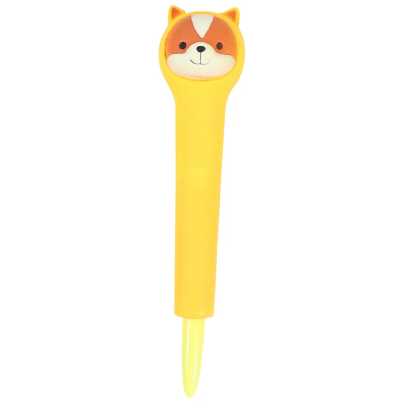 

10 Pieces Cartoon Gel Pen Cute 0.5 Mm Squeeze Pen Stationery School Writing Supplies Decompression Decompression Pen