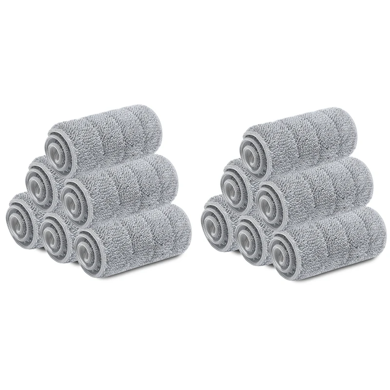 

Швабра из микрофибры, Набор сменных насадок для мытья пола, кухни, дома, 12 шт.