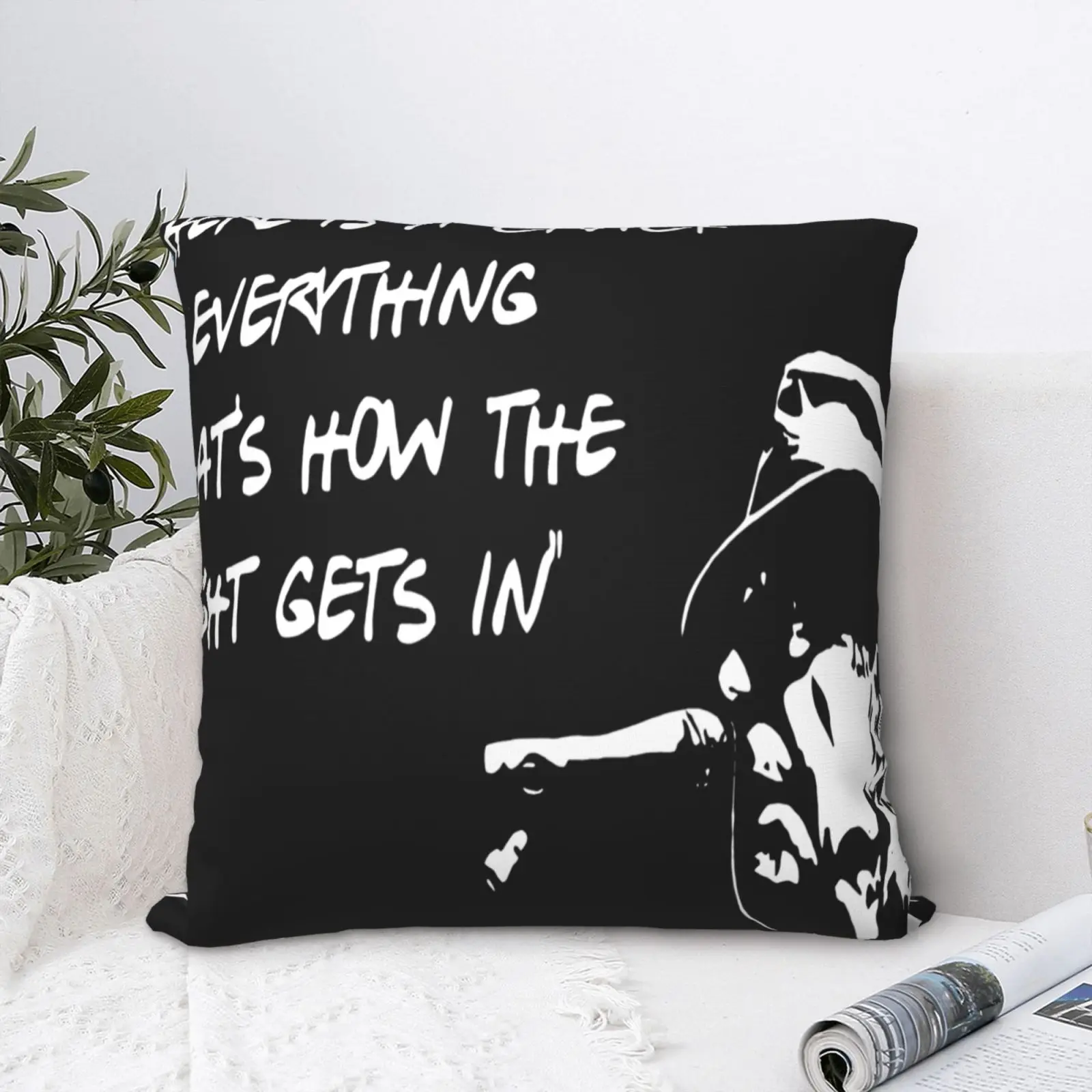 

Наволочка с трещинами Леонарда Коэна декоративные подушки для дивана наволочки для спальни декоративная подушка для дивана