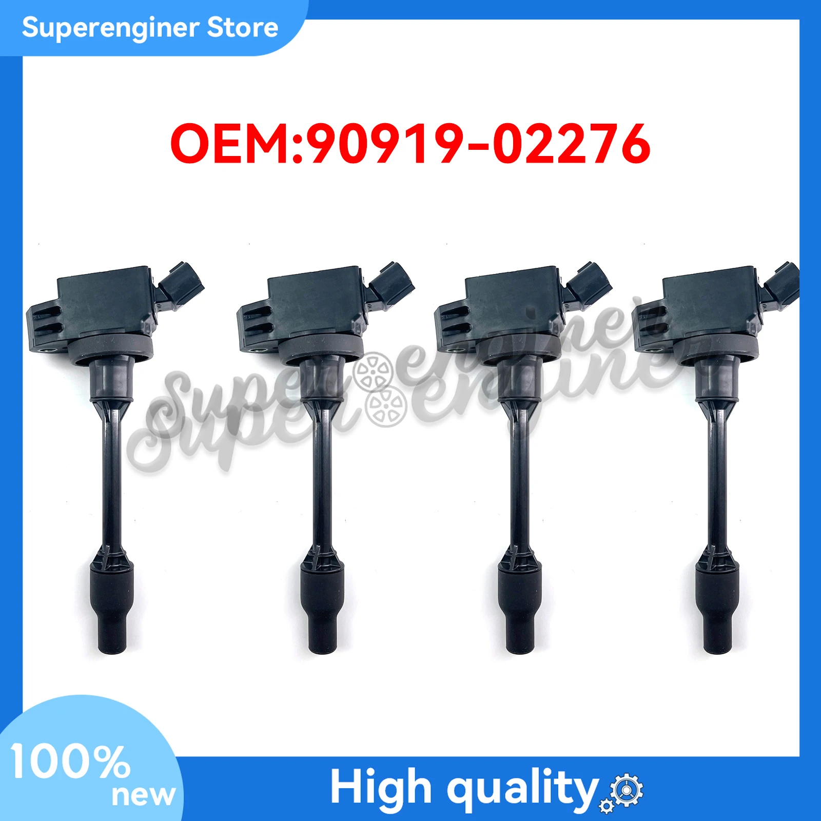 4 шт. катушка зажигания 90919-02276 90919C2009 9091902276 90919-C2009 для Toyota Camry XV70 2017 л 2 0 2018-RAV4 RAV XA50-