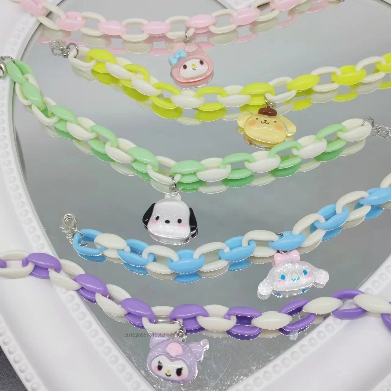 Sanrio Cinnamoroll адсорбционный магнит парный браслет Kuromi резиновая повязка головной