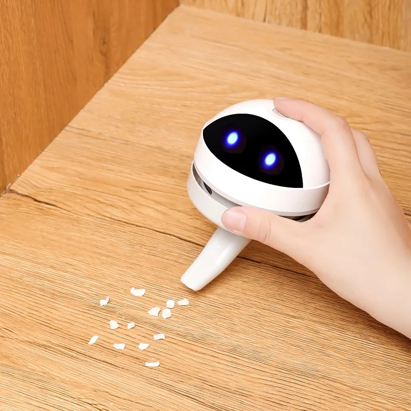 

Настольный ручной мини-пылесос с USB-портом и щеткой для чистки