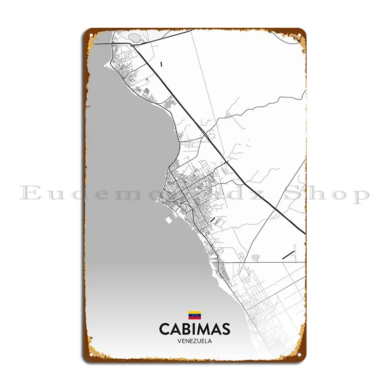 

Металлический плакат Cabimas VE, забавный Настенный декор, Настенный декор, настенный фотоплакат