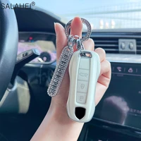 1pcs new soft tpu car key case keychain cover holder for porsche macan 911 panamera cayenne 2018%c2%a0auto protection accessories