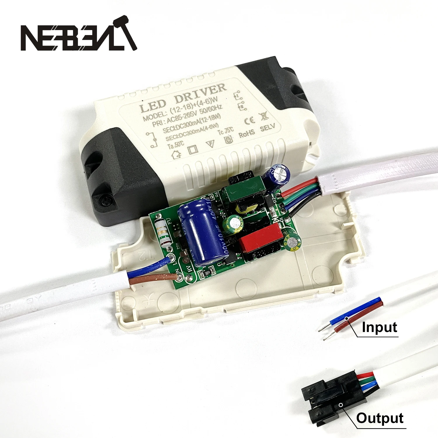 

NEFBENLI Трансформатор освещения DR-PL-12-18W+4-6W