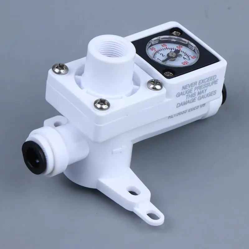 Фото Регулятор давления Duotight Inline 6.35/8 мм с интегрированным манометром 60 фунтов на кв. дюйм для домашнего пивоварения №2