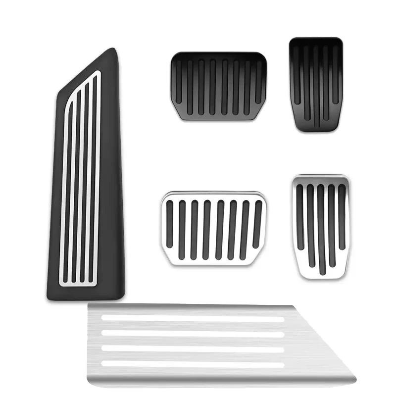 

Ruili77 Aluminum alloy Foot Pedal For Tesla Model 3 Model Y Accelerator Gas Fuel Brake Rest Pedal Mat Cover Car Accessories