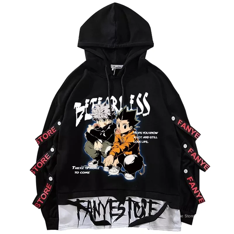 

Hunter X Hunter Hoodie Men's Women Pullover Killua Zoldyck Hisoka Anime Hoodie Streetwear Hip Hop Sweatshirt Harajuku