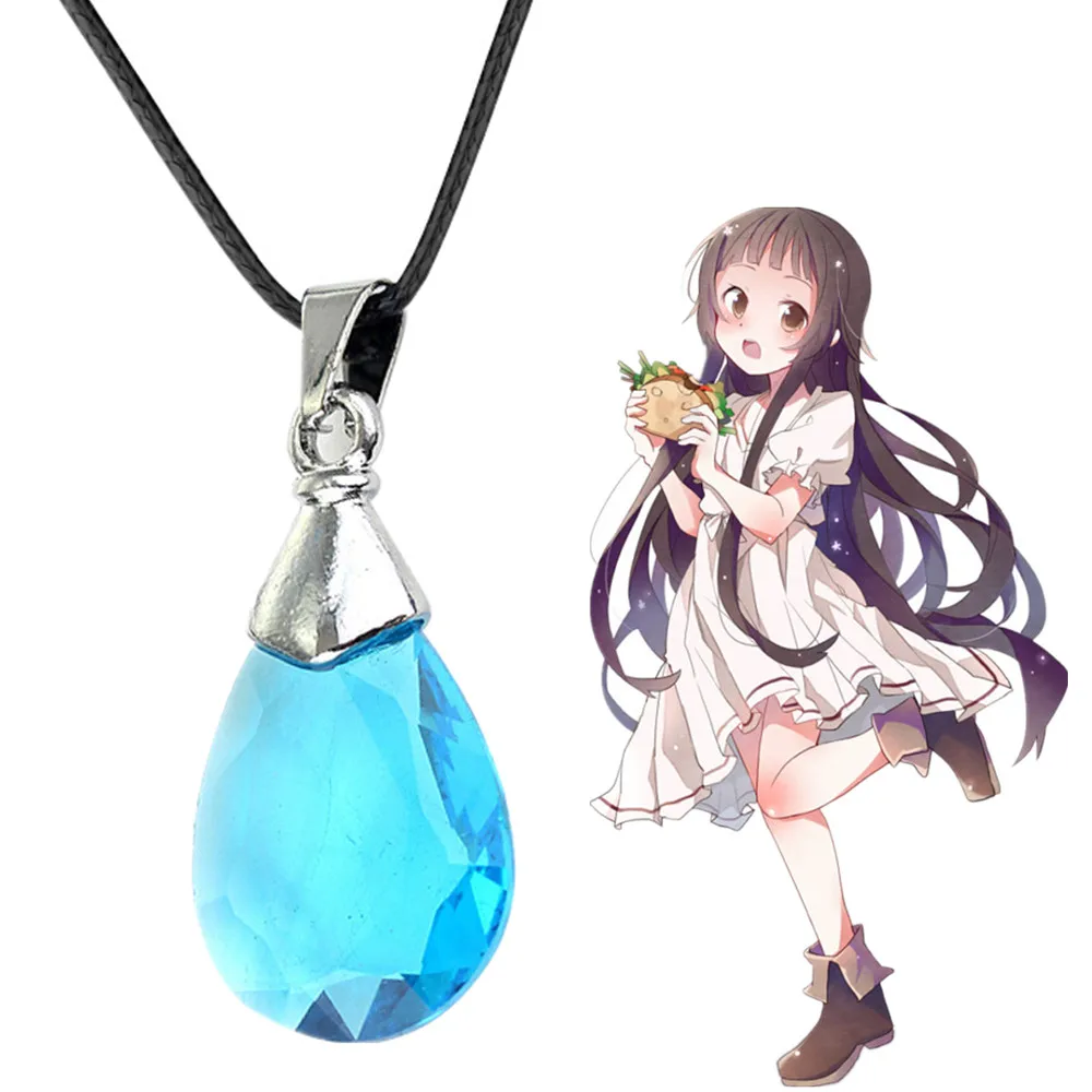 Anime Sword Art Online Narusaka Kazuto Asuna Yui-MHCP001 Necklace Cosplay Unisex Gemstone Crystal Pendant Jewelry Prop Gifts