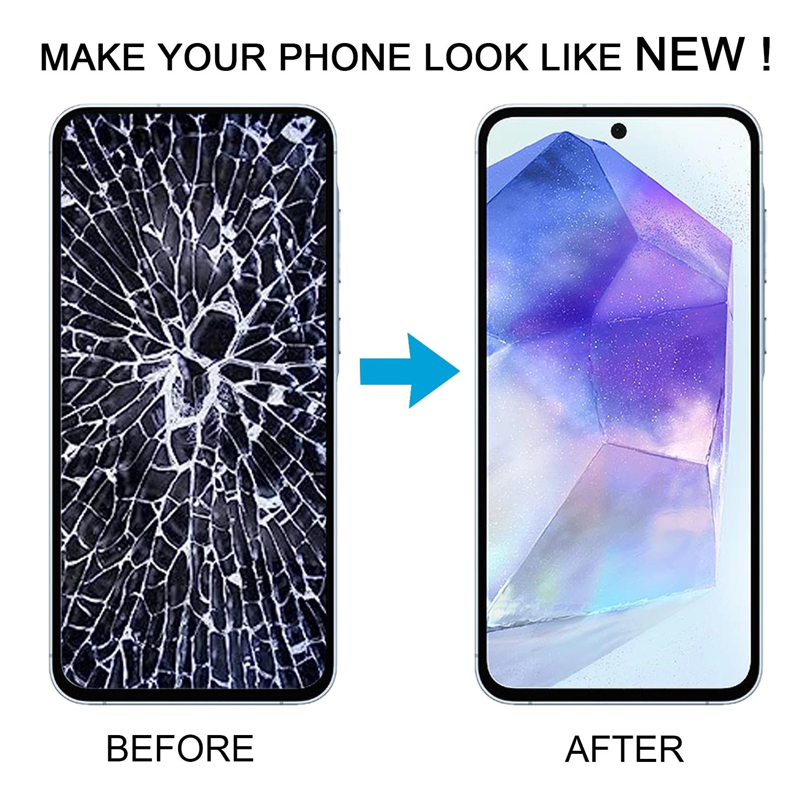 TFT ЖК-экран для Samsung Galaxy A55 SM-A556B дигитайзер в сборе с рамкой не поддерживающий