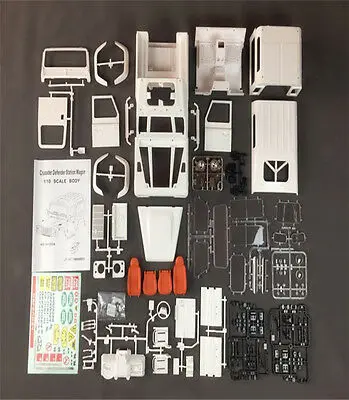 

Shell Hull Set Part For Defender 1/10 D90 Wagon Rc Rock Crawler Car 275Mm Unassambled Th01440-SMT7