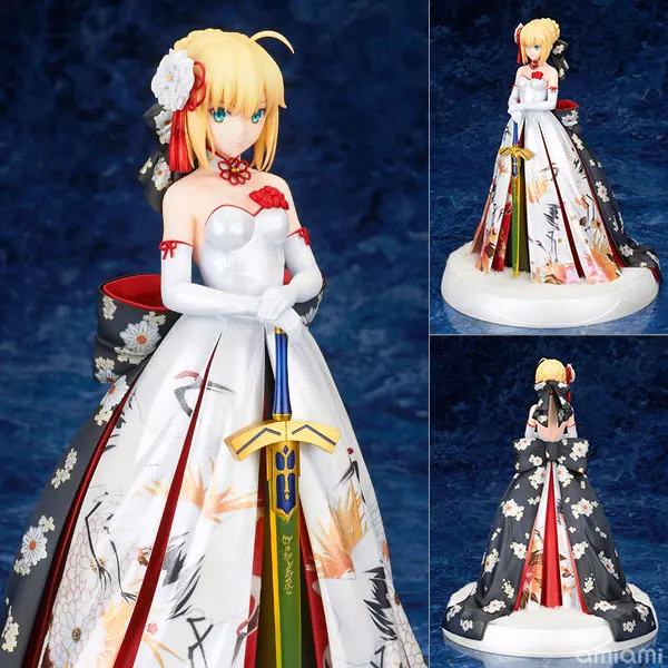 

25cm Fate/stay night Saber Sexy Anime Figure Fate/Grand Order Saber Kimono Action Figure Saber Alter Figurine Model Doll Toys