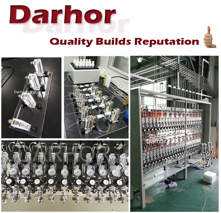 Darhor прямая продажа 0-10 л/мин расходомер газа OEM 6 мм регулируемый аргоно-азотовый