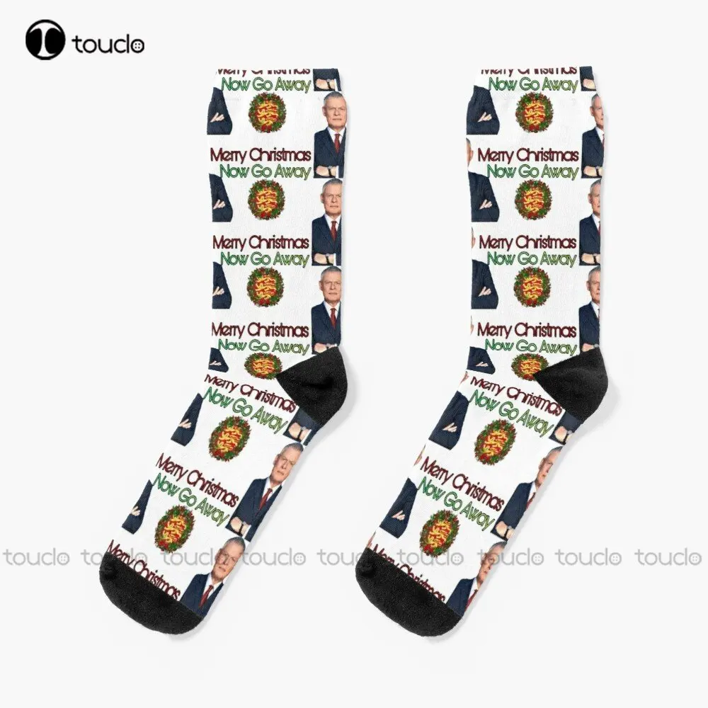 

Doc Martin Ellingham Christmas Socks Tall Socks For Women Personalized Custom Unisex Adult Teen Youth Socks 360° Digital Print
