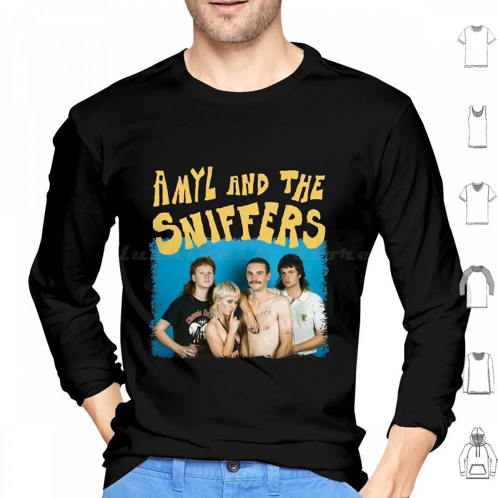

Amyl And The Sniffers Band толстовки с длинным рукавом Amyl And The Sniffers Amyl The Sniffers Amy Taylor