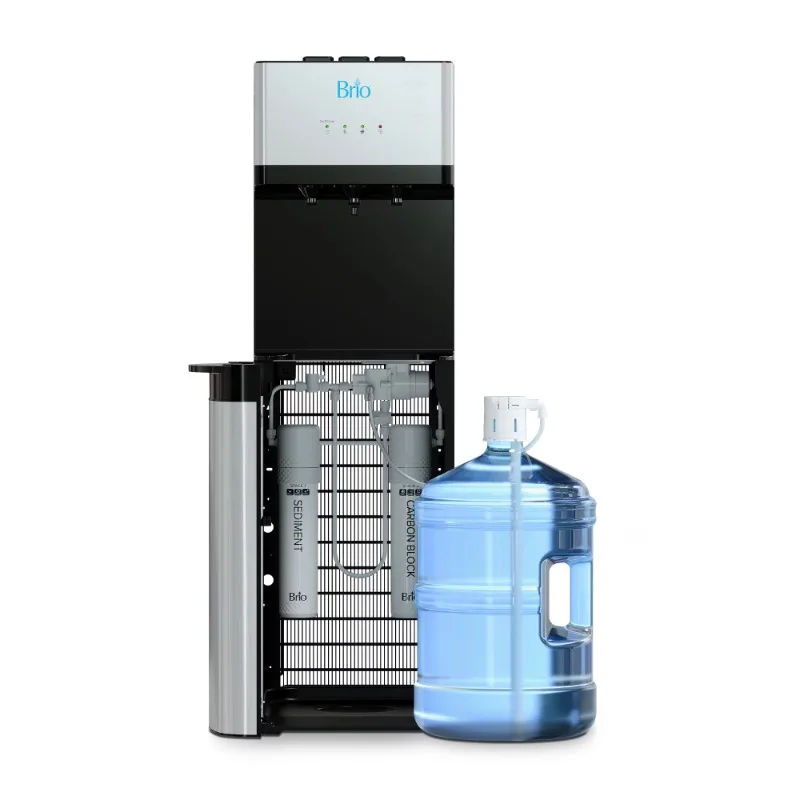 

Brio 520 Series Self-Cleaning Bottom Loading No-Line Temperature 2 Stage Filtration Capacity Water Cooler Dispenser