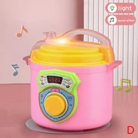 1pc simulation childrens play house kitchen cooker toy musictableware rice cooker girl early education parent child interaction