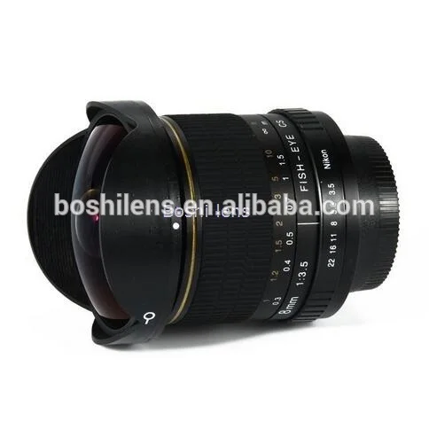 

8.0mm F3.5 ultra wide angle fisheye lens for camera