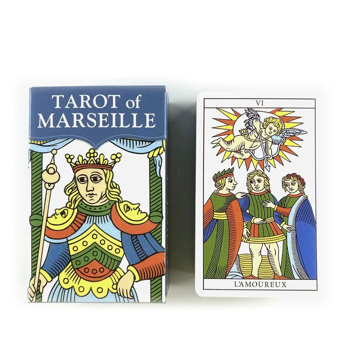 

78 English Mini Cards Tarot of Marseille Full Myths Mysterious Vivid Character Pattern For Children Toys Leisure Board Games