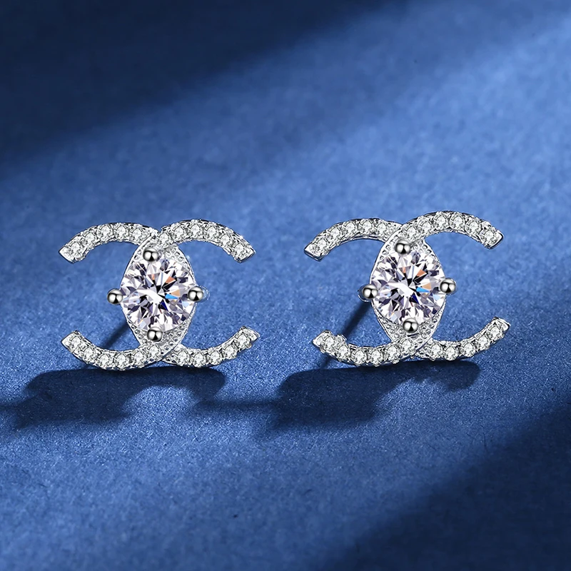 

Женские серьги из серебра 2022 пробы, с двумя буквами