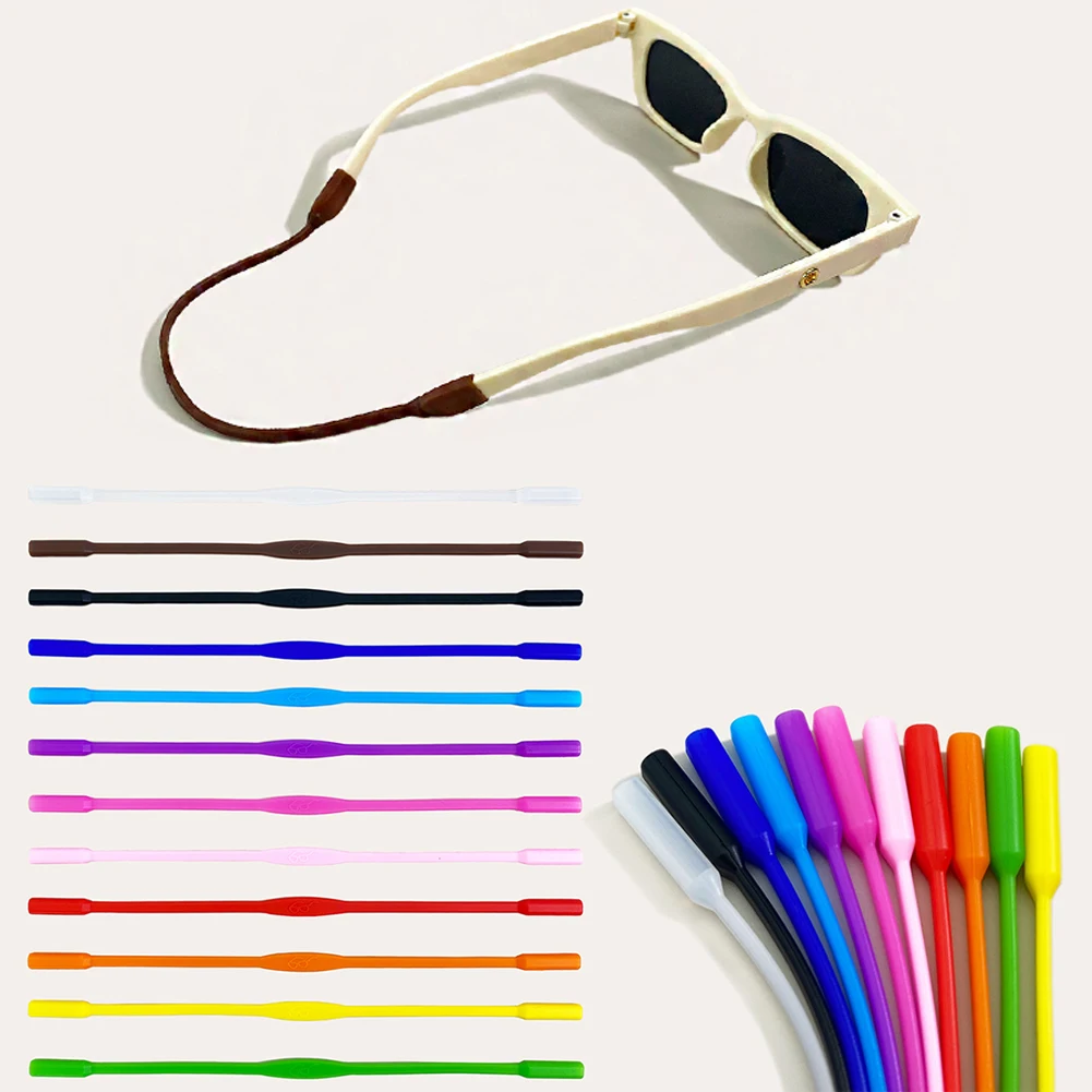 

Sunglasses Accessories Sunglasses Spectacles Eyewear Glasses Chain Silicone Eyeglasses Strap Elastic Anti Slip Cords