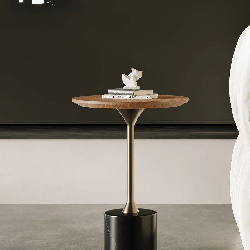 

Стол большого и маленького размера для гостиной, маленький круглый стол, дизайнерский усовершенствованный угловой стол в художественной обстановке