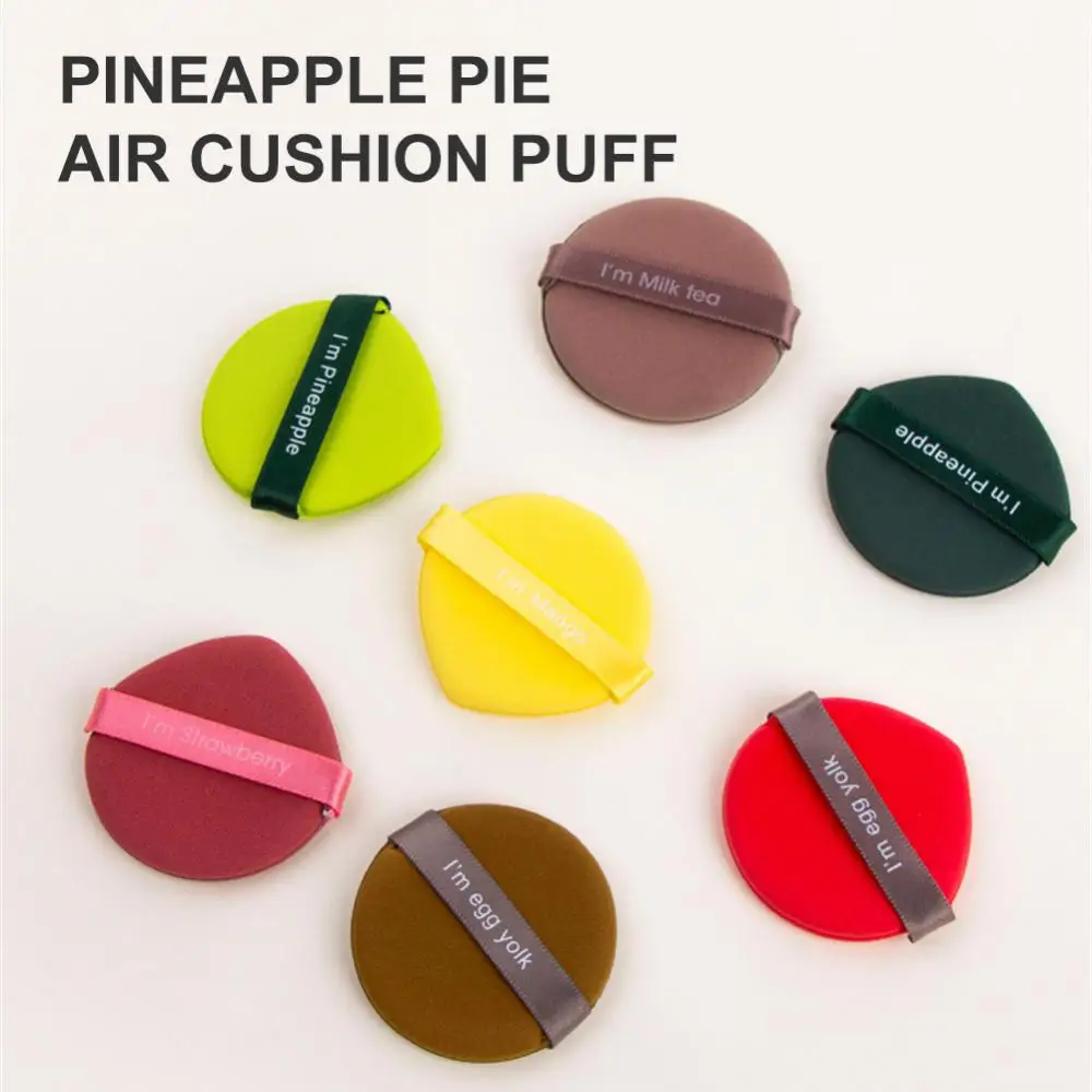 

3 Pcs Soft Air Cushion Puff Portable Dry And Wet Dual-use Egg Yolk Pie BB Cream Sponge Puff Cosmetic Puff Make Up Tools