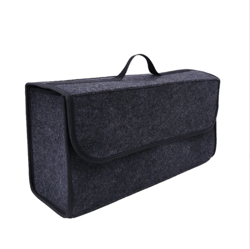 

Portable Car Trunk Organizer Foldable Felt Cloth Storage Box Case Auto Interior Accessories Stowing Tidying Container Bags
