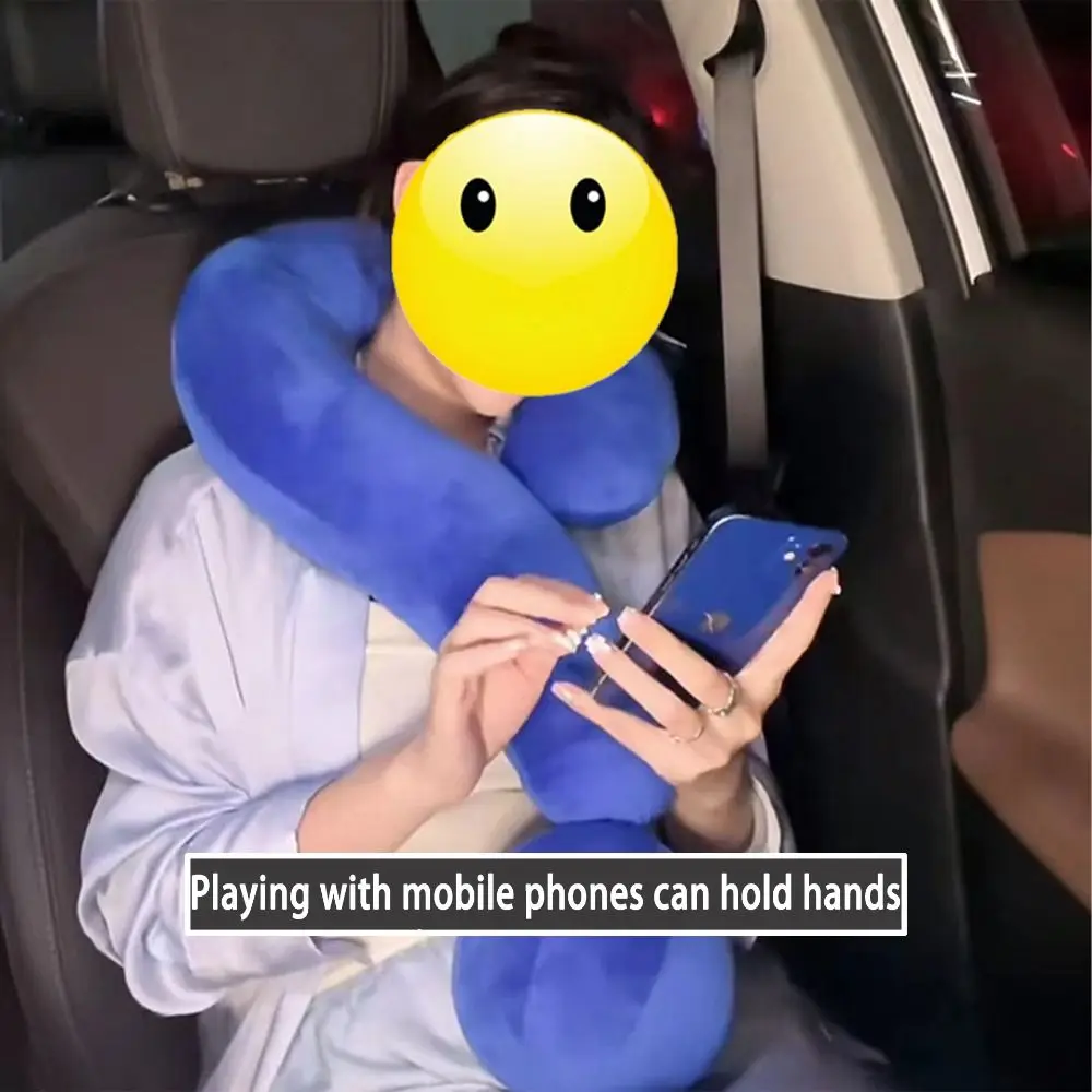 Плюшевая подушка с вопросами забавное украшение для домашнего дивана U-образная