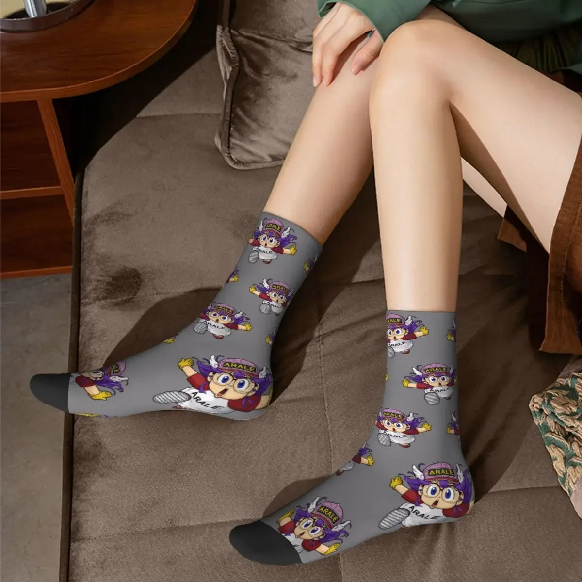 Arale Unchi-kun носки Harajuku высококачественные чулки всесезонные длинные аксессуары для