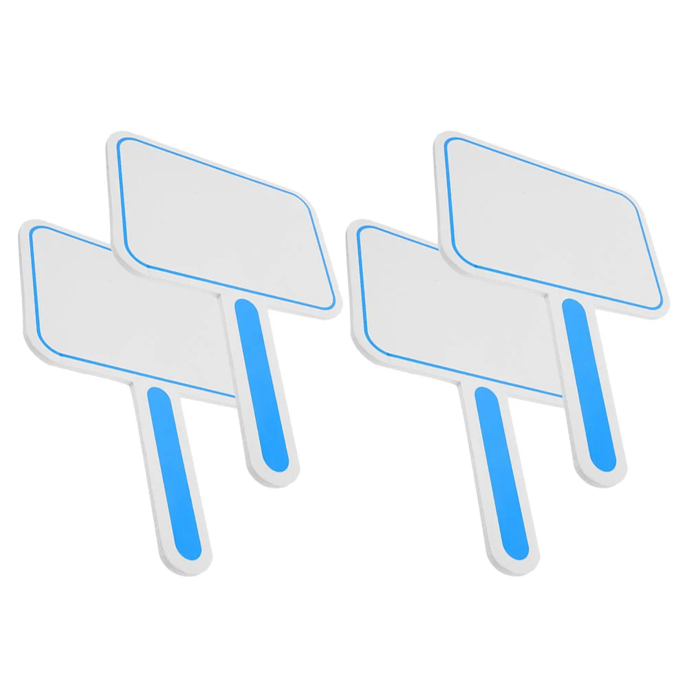 4 шт. таблички для сухого стирания аукционные весла табло доска вытирания лица