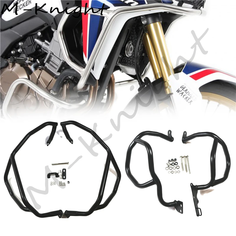 

For 2016-2017 Honda CRF 1000 L 1000L Africa Twin ABS CRF1000L Upper & Lower Crash Bar Engine Guard Bumper Frame Protector