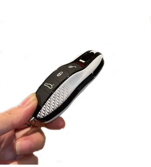 

Чехол для дистанционного ключа автомобиля из АБС-пластика, чехол-брелок для Porsche Cayenne Macan Panamera 911 718, Boxster Taycan