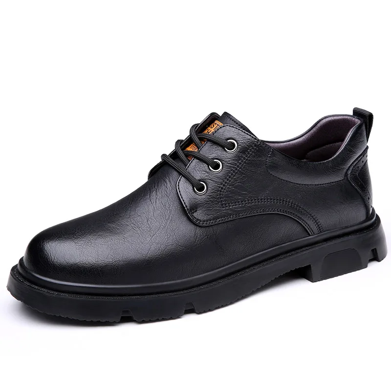 

Mens Luxury Genuine Leather High-quality Cowhide Tooling Shoes Handmade Invisible Height Increased By 6cm Trend Shoes Size 37-48