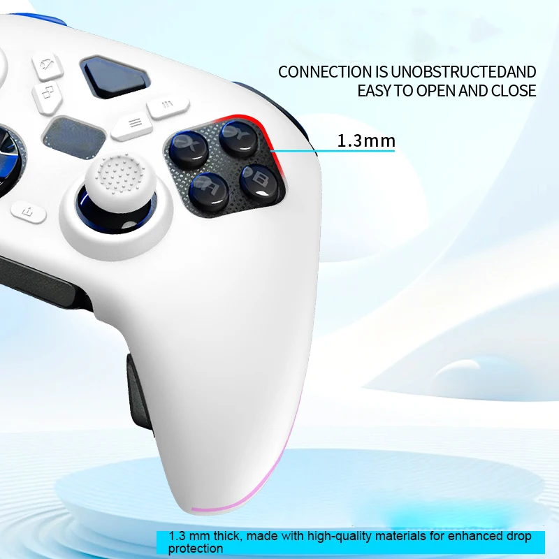 Фото Защитный чехол для контроллера ROG Raikiri II Xbox, 1,3 мм, ударопрочный, с возможностью зарядки без снятия, пылезащитный + 4 шт. колпачков для джойстиков №4