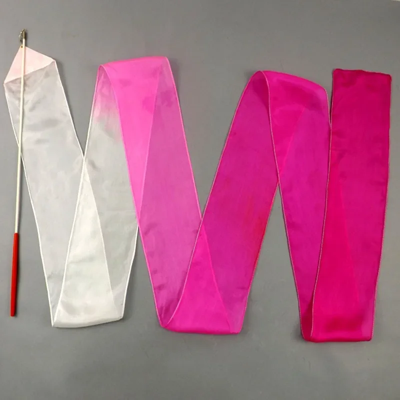 Шелковая палочка Habotai для поклонения художественный реквизит гимнастики балета