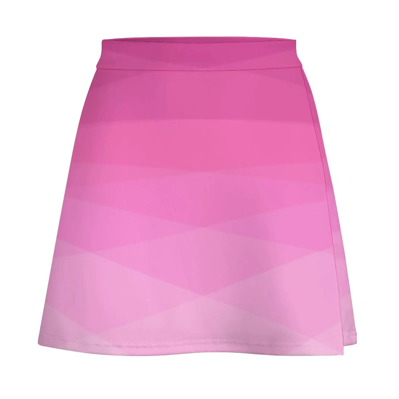 Женская винтажная мини-юбка с эффектом омбре фиолетовая Повседневная